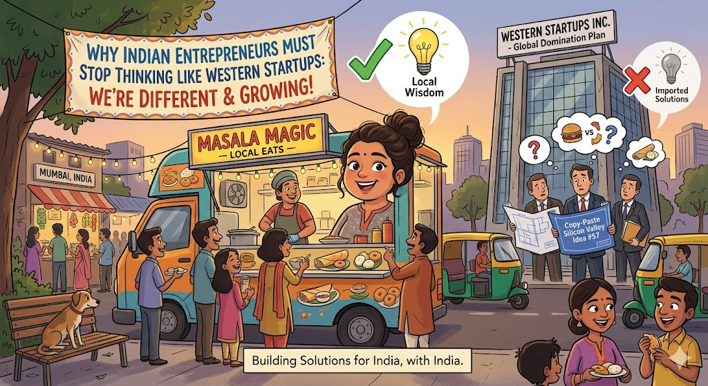 Why Indian Entrepreneurs Must Stop Thinking Like Western Startups